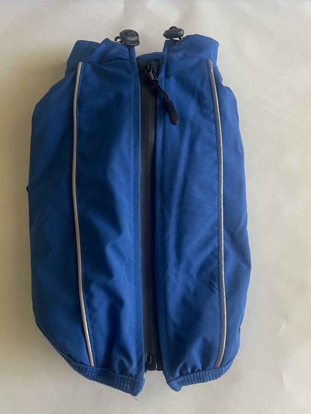 Blue Fleece-Lined Dog Jacket